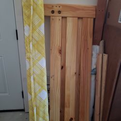 Full Size Pine Heavy Duty Frame With Slats 