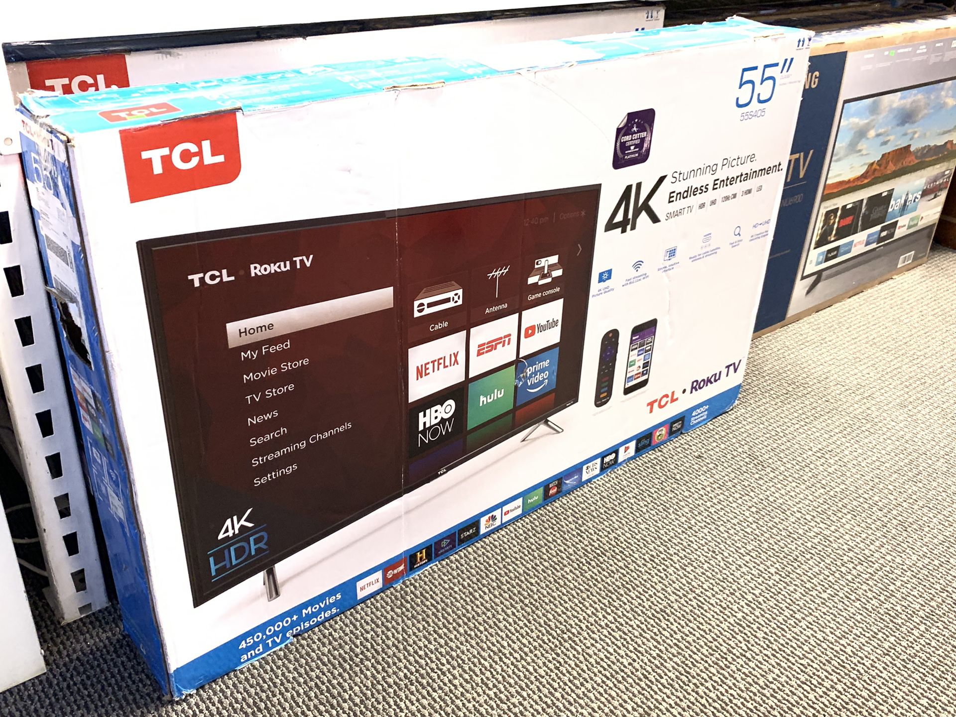 TCL 55” Ultra 4K Smart TV