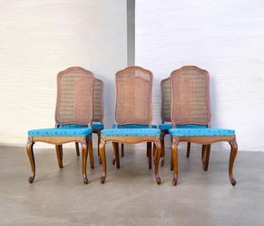 Beautiful Midcentury Cane Dining Chairs