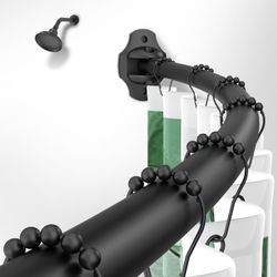 Curved Stainless Steel Shower Rod (see 2nd Picture)