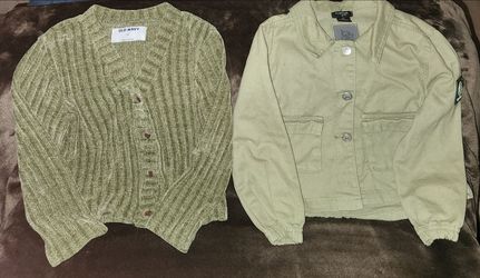 Old Navy Cardigan & Bebe Jacket Bundle