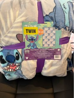 New Disney Stitch Twin Blanket