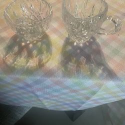 Glass Cream And Sugar