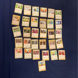 31 RARE POKEMON TRAINER CARDS