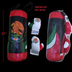 Punching Bags With Glove 20”