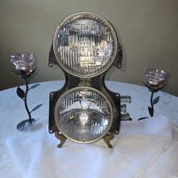 Vintage Cadillac Headlight Bucket, 1950's-1960's