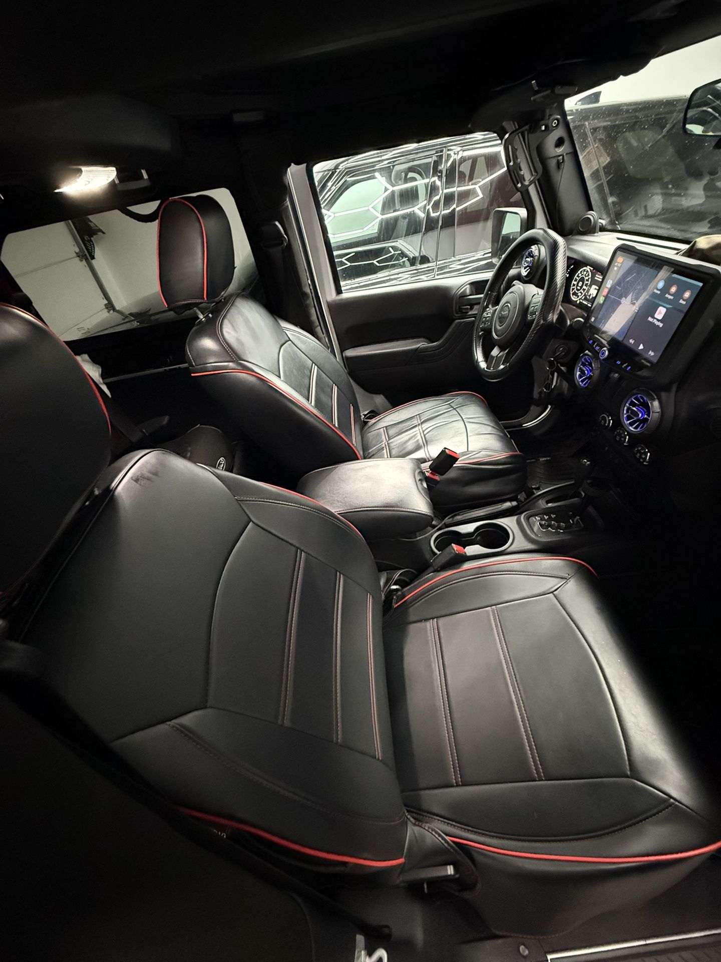 2012 2dr Wrangler Front Seats.