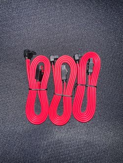 Right angled SATA cables (3 ft. / 38”), 3-pack