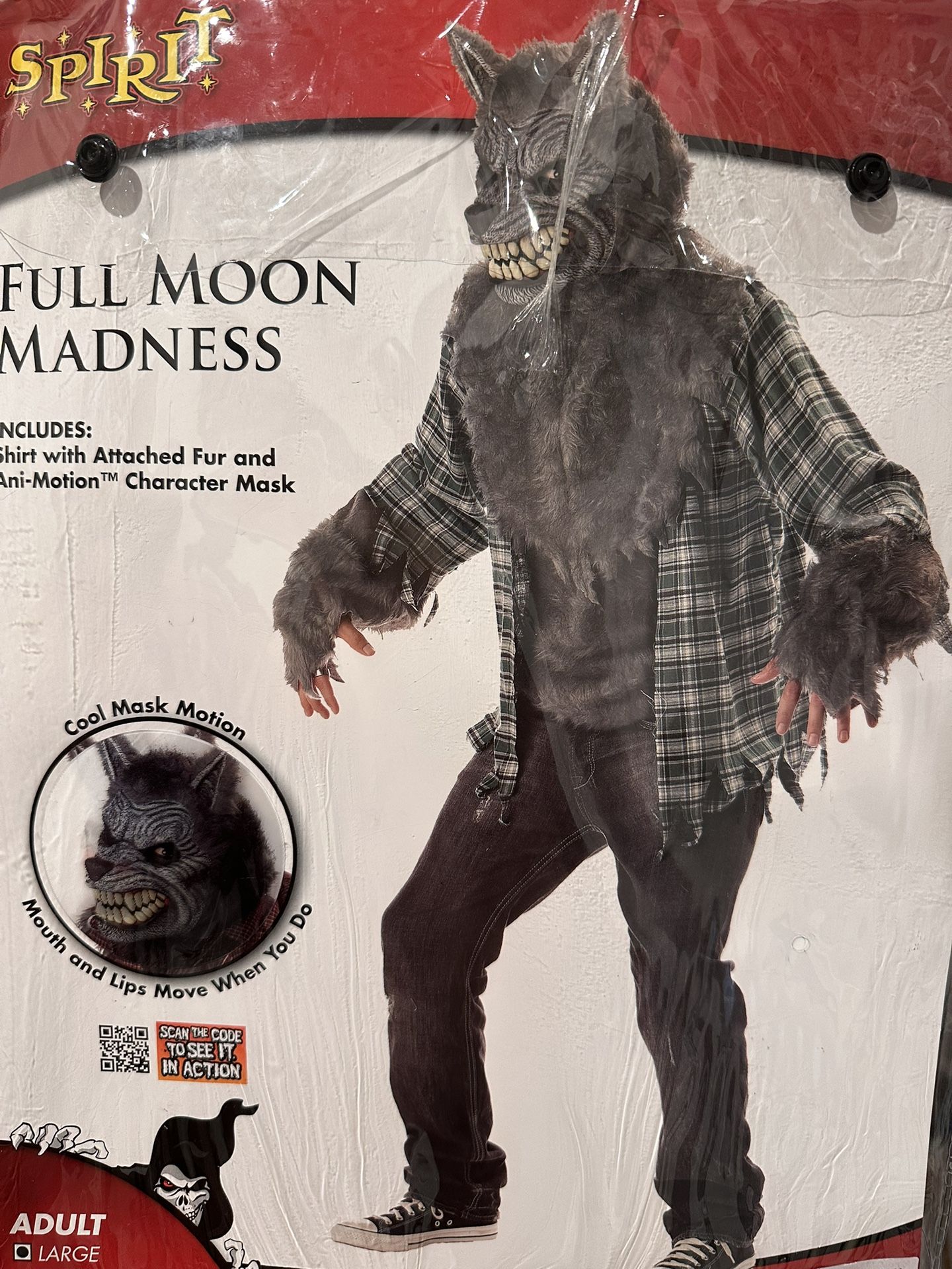 Mens Ware Wolf Costume (Large)
