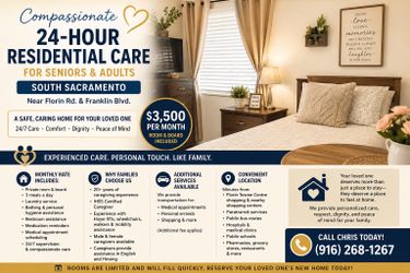 24 Hour Care Giver for Seniors/Room & Board