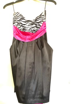 Fuchsia Strapless Dress