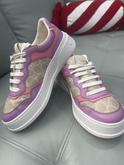 Cucci GG SNEAKER Shoes Pastel Size 8.5 Women