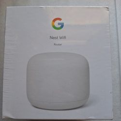 Google Nest Wifi - AC2200 - Mesh WiFi System - Wifi Router - 2200 Sq Ft Coverage - 1 pack NEW SEALED BOX 