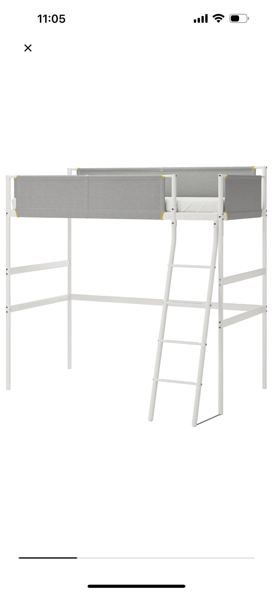 Kids Bedroom Set Up-Bunk Bed (with attress) And Studing Desk With Shelf