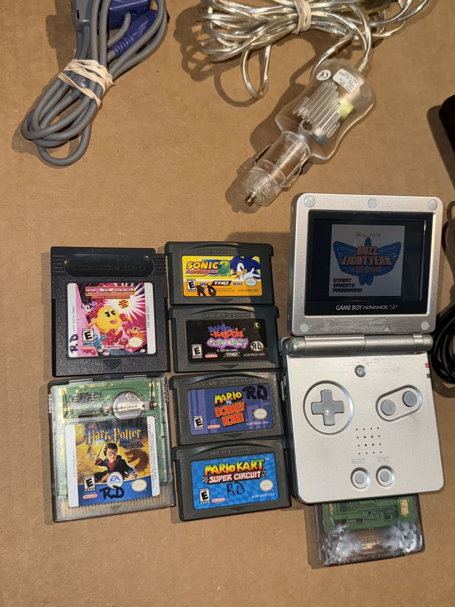 NINTENDO GAME BOY ADVANCE SP LOT