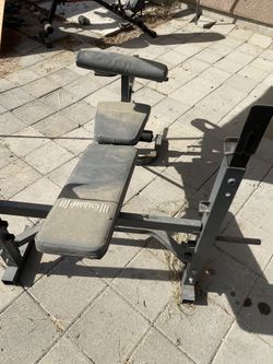 Weight Bench Good Condition Just Dirty