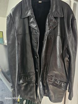 Men Leather Coat