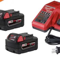 M18 5.0 amp Battery And Charger