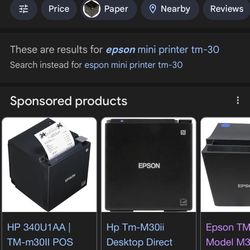 ESPON TM-m10-002  Receipt Printer 
