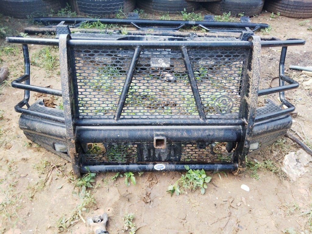 Hand Ranch Brush Grill Back Bumper And Step Bars.