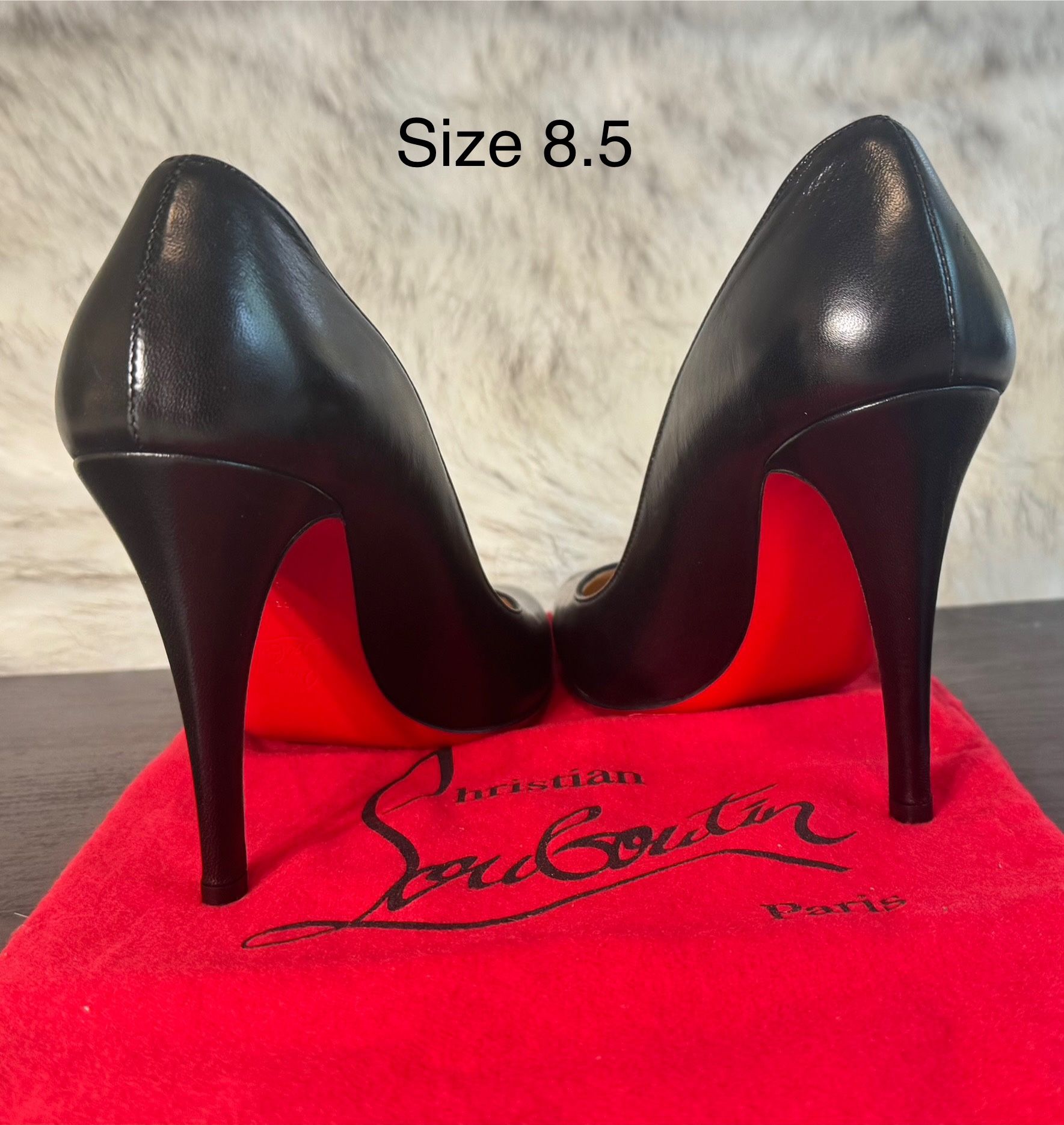 New/Authentic Christian Louboutin Patent Leather Pumps | Women’s Size 8.5