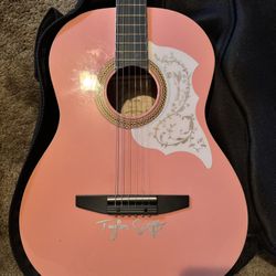 Light Pink Junior Guitar 