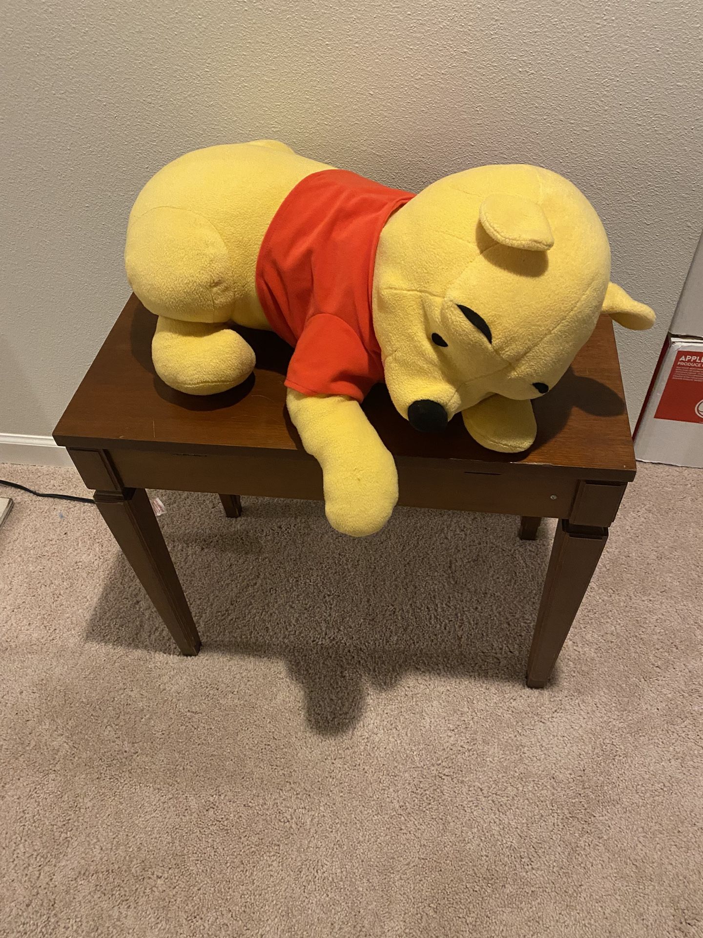 Winnie The Pooh Stuffed Animal. 20 Inches In height.