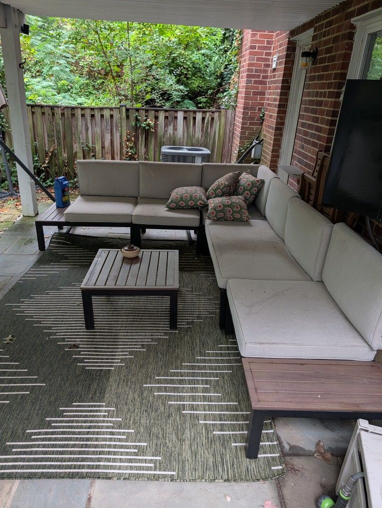 Outdoor Sectional + Table