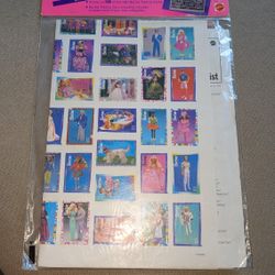 Mattel Barbie 1991 Trading Cards Collection Poster