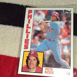 Baseball 1984 Topps Pete Rose Cash porch pickup Redmond