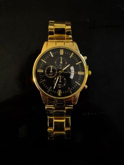 Gold Geneva watch