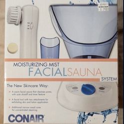 Conair Facial Sauna System (Open Box Never Used) Not Included Exfoliating Brush And Sponge