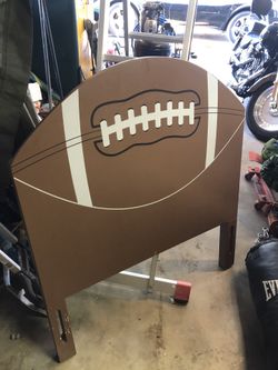 Football headboard