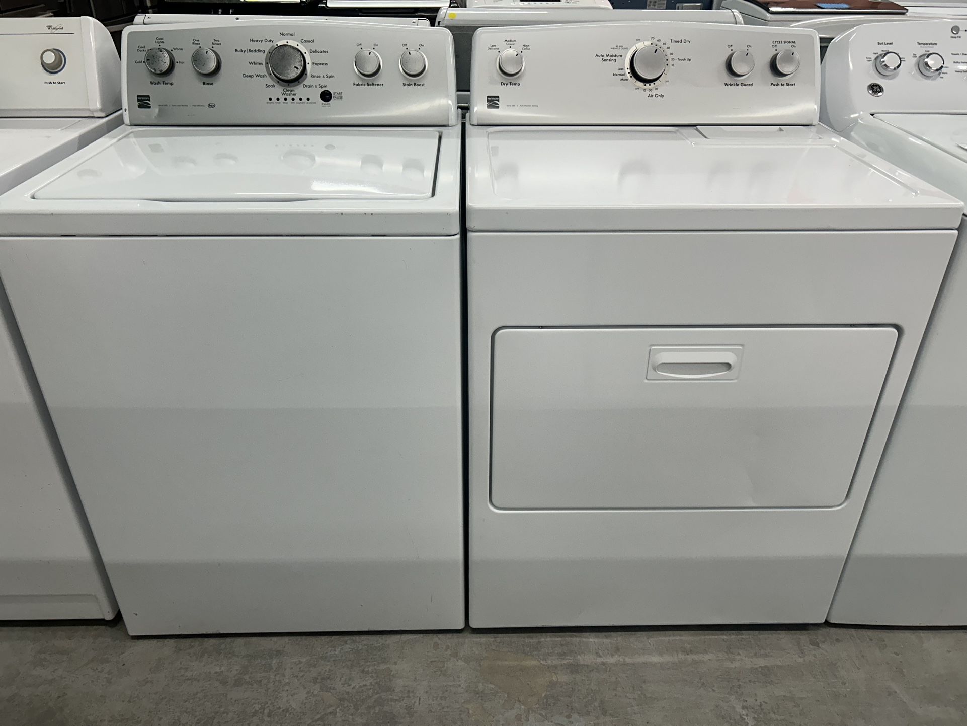 Matching Kenmore Washer Dryer Set