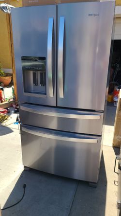New whirlpool 36 cu. ft. fridge/freezer