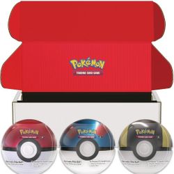 Pokémon TCG: PokéBall Tin 3-Pack Bundle Q4 2024