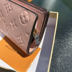 Glossy Pink Wallet Card Holder