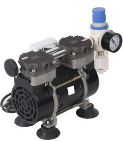 Win outdoor 2- Stage 50L/m Oil Free Lab Vacuum Pump Oilless Mute Pump HZW-165 (110V)