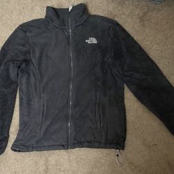 The North Face Women’s Osito Fleece Jacket – Dark Gray, Size Large