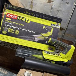 YOBI ONE+ 18V 100 MPH 280 CFM Cordless Battery Variable-Speed Jet Fan Leaf Blower  (Tool Only)