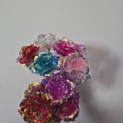 $1 Ea Decirative Flowers Neon Colors