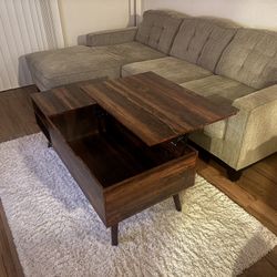 Coffee Table With Lifting Top And Storage