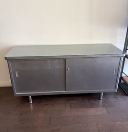 Vintage Steelcase MCM Office Set (desk, credenza, filing cabinet/printer stand)