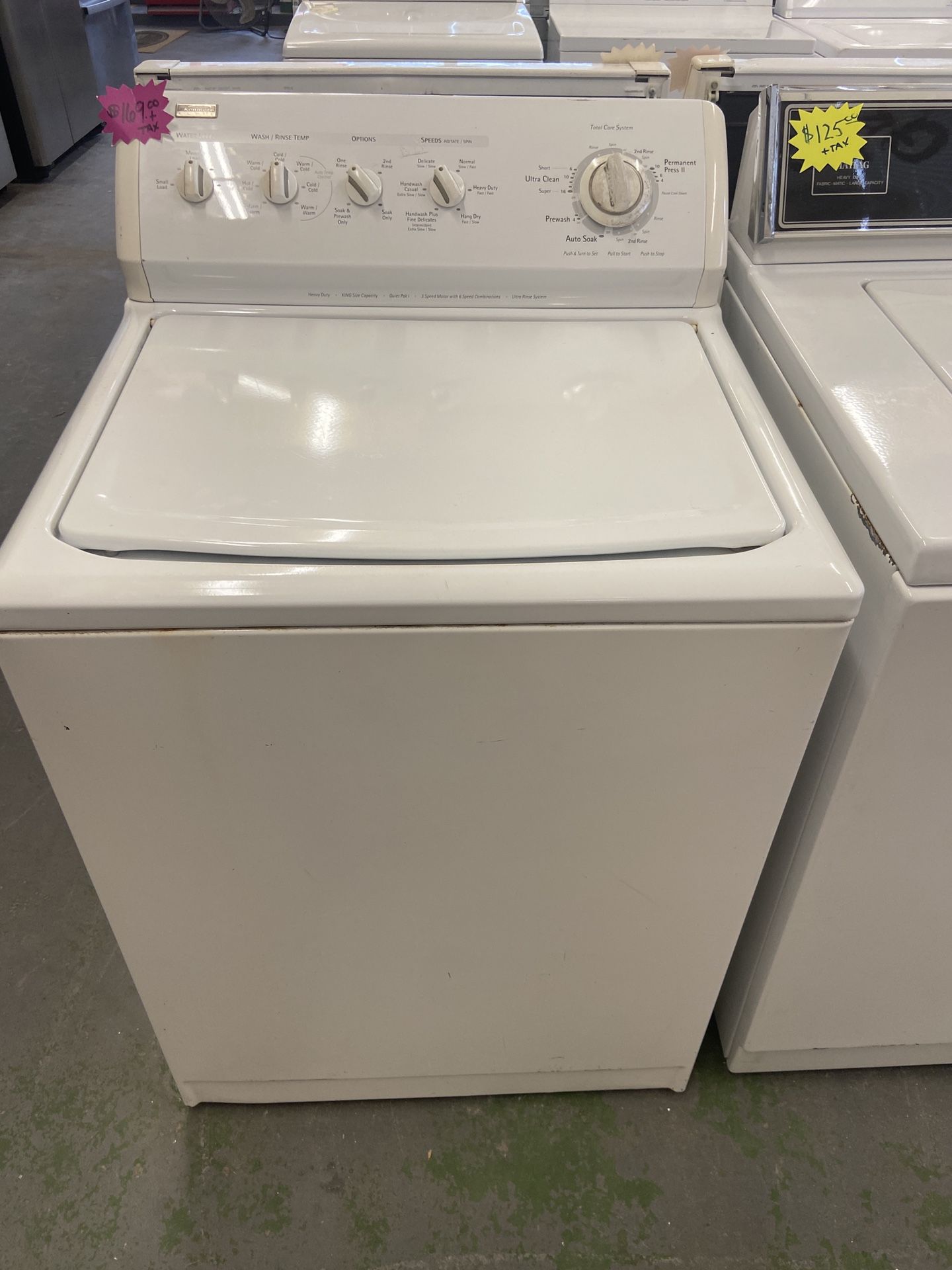 KENMORE WASHING MACHINES