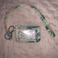 Vera Bradley ID Keychain 