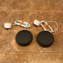2 Google Smart Speakers 