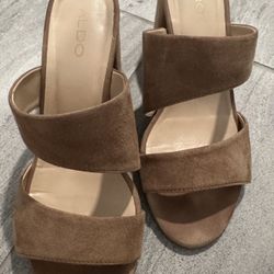 ALDO Heeled Mules – Size 38 (EU)