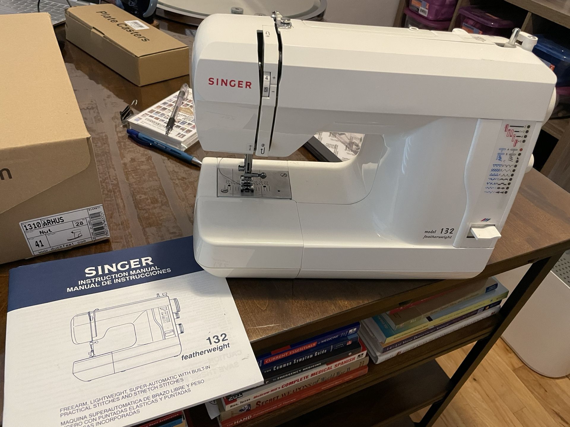 Sewing Machine, Fabric And Crafts