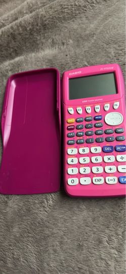 pink Casio fx-9750GII graphing calculator