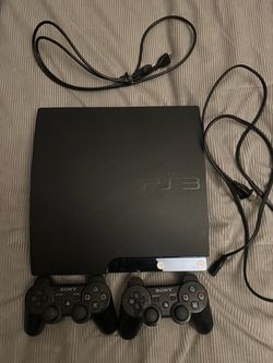 Sony PlayStation 3 Slim Console with 2 Controllers